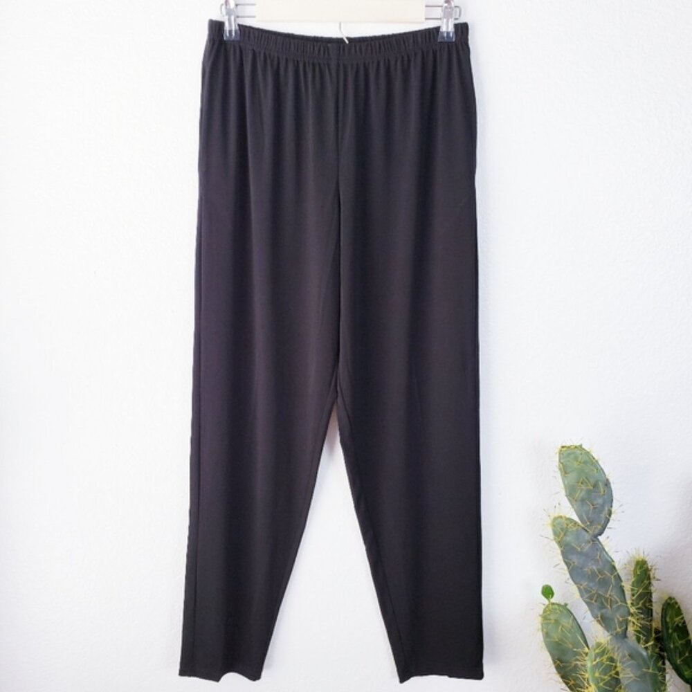 PLANET by Lauren G Oversized Slinky Pants Pull-on Trousers size 1 M/L Lagenlook